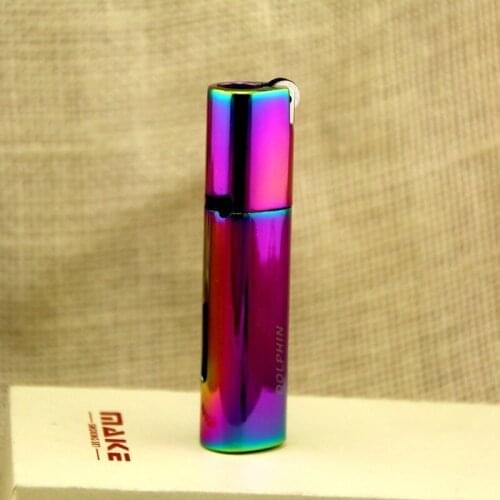 Semicircle Fixed Fire Straight Into Creative Inflatable Metal Lighter Smoking Accessories for Weed Gadgets for Men Gift for Men