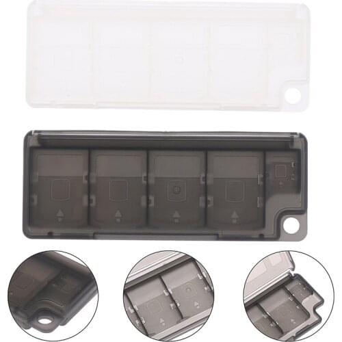 Portable Black Blue White 10-in-1 Game Cards + 2 TF Cards Storage Case Mini Box 110x45x13mm Holder For Nintendo Switch Free