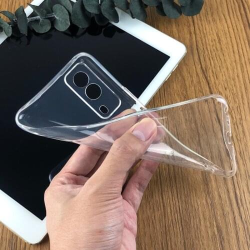 For vivo Y53s 6.58" New Ultra Thin Soft TPU Silicon Gel Transparent Camera Protect Case Back Cover