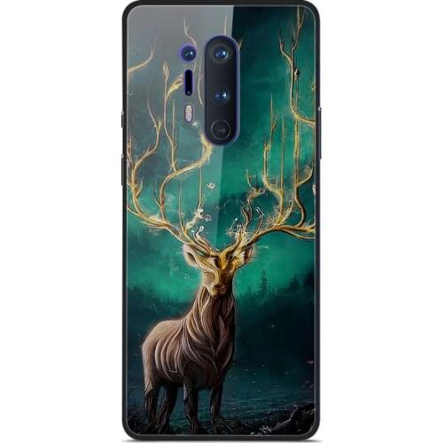 Glass Case For Oneplus 8 Pro Phone Case Phone Cover Phone Shell Back Bumper Series 2