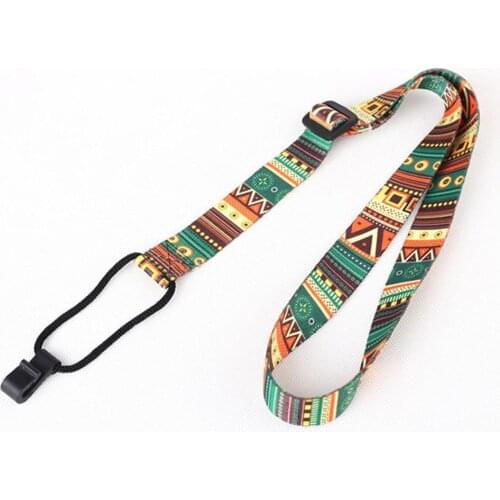 Ethnic Style Ukulele Strap Thermal Transfer Ribbon Guitar Belt Instrument Guitar Accessories