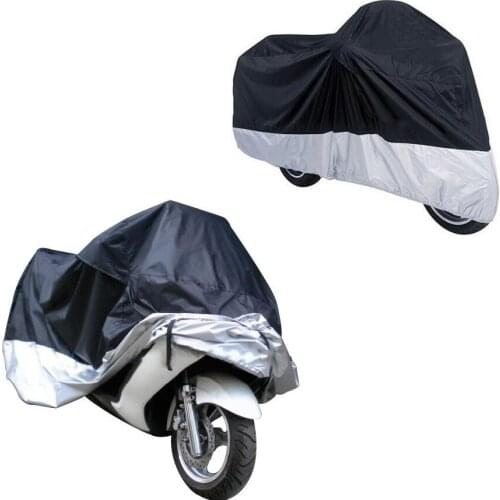 XL/XXL/XXXL Motorcycle Cover Waterproof Outdoor UV Protector Motorbike Rain Dust Bike Covers