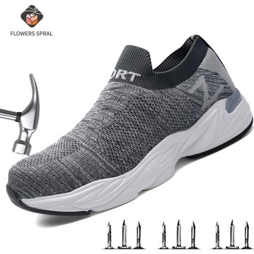 Steel Toe Cap Safety Shoes For Men And Women Casual Light And Comfortable Protective Work Shoes Steel Toe Cap Safety Work Shoes