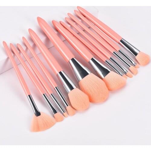 12PCS Makeup Brush Full Set of Portable Makeup Brush Foundation Eyeshadow Make Up Brush Set Blush Professional Beauty Tools