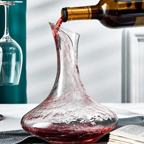 1500ML Wine Separator Handmade Crystal Red Wine Jug Champagne Glass Decanter for Candy Bar outils gadgets шейкер Barware Kitchen