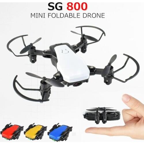 2018 SG800 Drone 2.4G FPV Mini Selfie Drone RTF with Wifi Camera HD Micro Radio Control Quadcopter VS S9 S9W E58 Dron