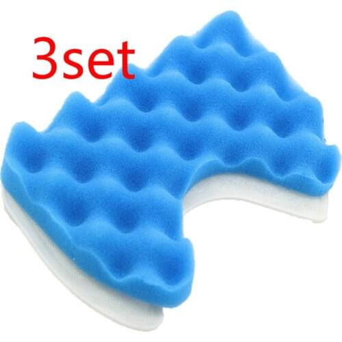 3set high quality vacuum cleaner accessories parts dust filters Heap For Samsung Cup DJ97-01158A SC65 /66/67/68 series DJ97