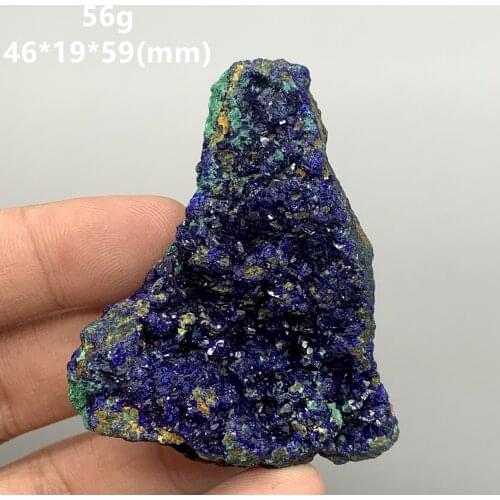 56g Natural beautiful Azurite and Malachite symbiotic mineral specimen crystal Stones and crystals Healing crystal