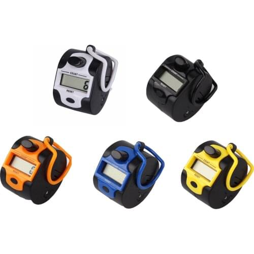 5 Digit Hand Held Tally Clicker Counter Digit Number Clicker Golf Manual Press Counter Portable Manual Digital Counter