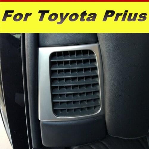 For Toyota Prius 304 stainless steel Decorative frame of the rear air-conditioning outlet right rear air outlet auto parts