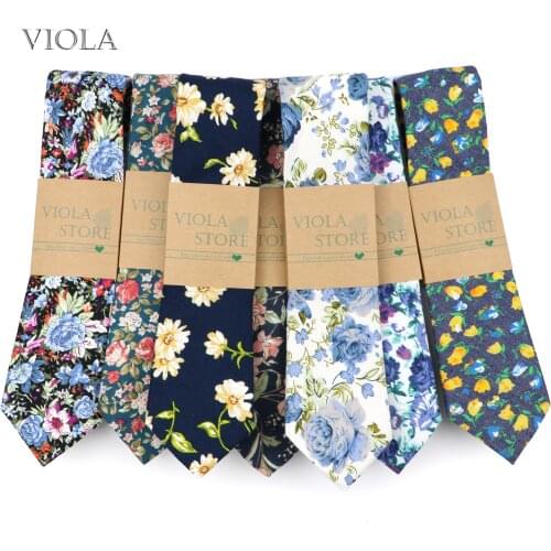 Floral Printed Brisk Summer Spring 6.5cm Neck Tie 100% Cotton Women&Men Dress Wedding Butterfly Gift bow tie Cravat Accessory