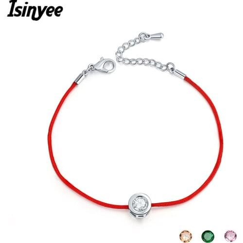 ISINYEE Bracelets Red Thread