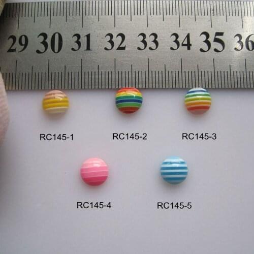 RC145 30pcs/bag 8mm Round Candy Resin Cartoon Deco Nail Art Decoration Nail DIY Deco