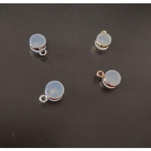 10 PCS 6.8x5.8mm Round Earring Lifters Silicone Earring Backs Adjustable Hypoallergenic Earring Nuts Ear Lobe Support