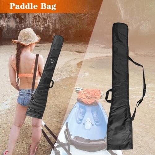 126Cm Kayak Paddle Bag Outdoor Scratch Double Head Paddle Storage Bag Waterproof Split Boat Paddle Bag for Outdoor Rowing Boat