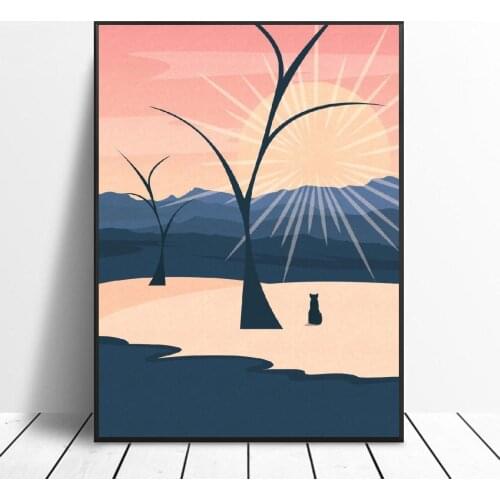 Sunrise Canvas Print Wall Art Poster Picture Modern Bedroom Living Room Decoration No Frame