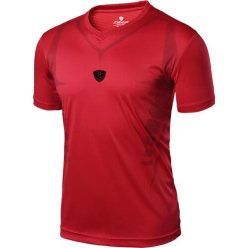 2019 new fashion mens high quality fast dry casual T-shirt mens Jersey T-shirt fashion leisure hot sales casual short-sleeved