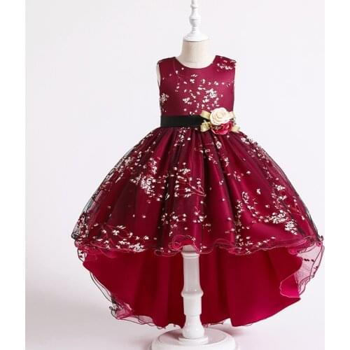 New baby lace princess dress for girl elegant birthday party dress girl dress Baby girls christmas clothes 3-12 years old