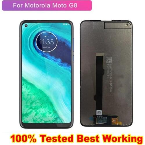 Original Best Glass Sensor LCD Display Touch Screen Digitizer Assembly For Motorola Moto G8 XT2045-1 XT2045-2 XT2045-5 Pantalla