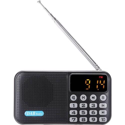 Portable Digital DAB+FM Radio Player Receiver with bluetooth 4.0 Stereo Speaker Outdoor FM Receiver MP3 Music Player