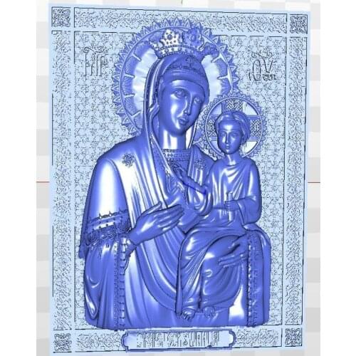 Relief Icona_B_Mater_Skoroposlush for cnc in STL file format 3d