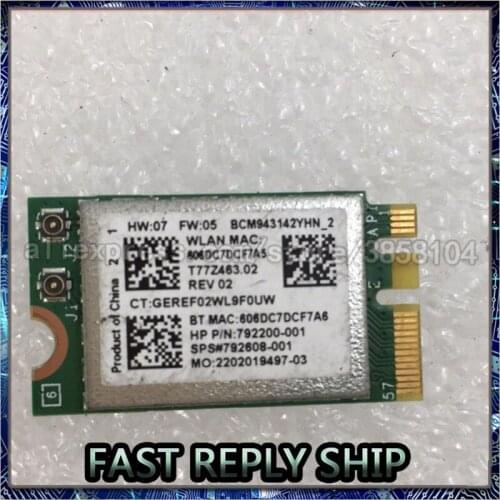 SHELI BCM943142Y for HP Broadcom ENVY M6-P M6-P113DX 802.11bgn 792200-001