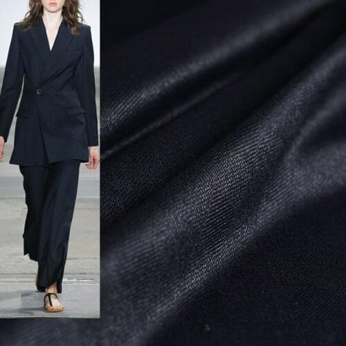 Red Raspberry Navy Blue Plaid Yarn Dyed Cashmere Wollen Wool Fabrics Garment Materials Women Jacket Sewing Cloth Freeshipping