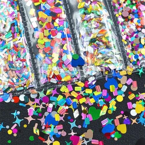 Mixed style Acrylic nail art decorations decals Sticker nail sequins glitter manicure beauty Styling Accessories tools #5