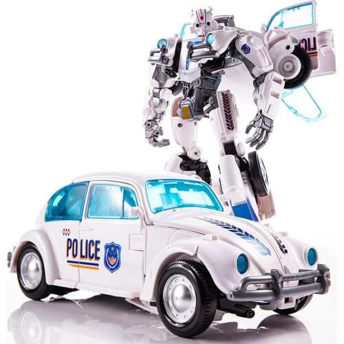 Tabo Transformation YS03B YS-03B White Warrior Bee Police Model Alloy Action Figure Robot Deformation Toys