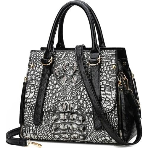 Crocodile pattern womens handbags high quality ladies Messenger bag fashion womens shoulder bag girls party bags new discounts