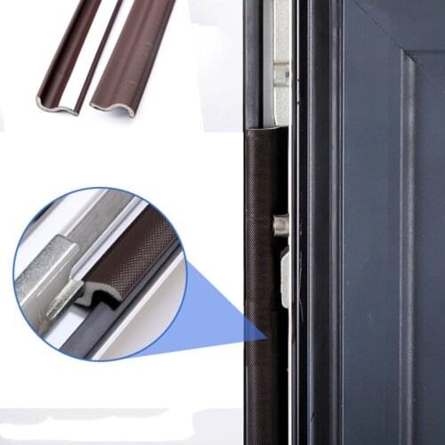 2M Pu foam sound proof door strip self adhesive V type sealing strip weather stripping door seal strip for window and door