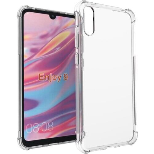 10pcs/lot High quality Anti shockproof transparent Soft TPU Cover Case For Huawei Y7 Prime 2019 Y7 Pro 2019
