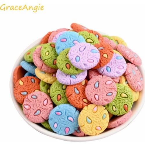 10pcs Kawaii Candy Biscuit charms Food flatback hair jewelry Children bracelets DIY necklace earrings Funny resin flatback