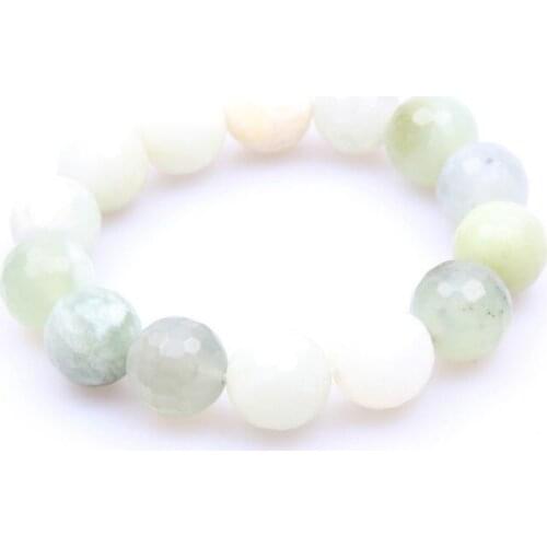 14mm Natural Bodhi Root Beads Bracelet Mala for Women Men Yoga Meditation Balancing Stone Bracelet Jewelry Gift Pulseras Mujer