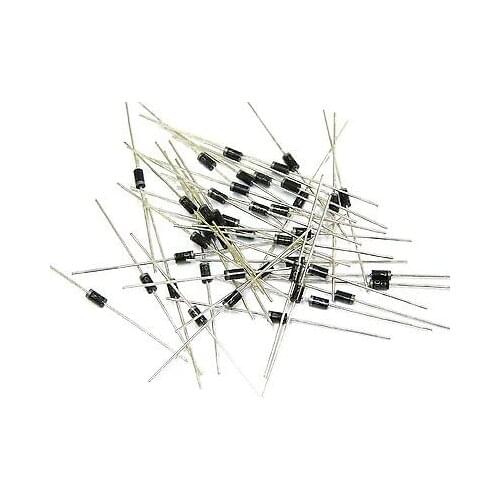 50PCS 1A 1000V diode 1N4007 IN4007 DO-41 brand new electronic component accessories light emitting transistor diy electronics