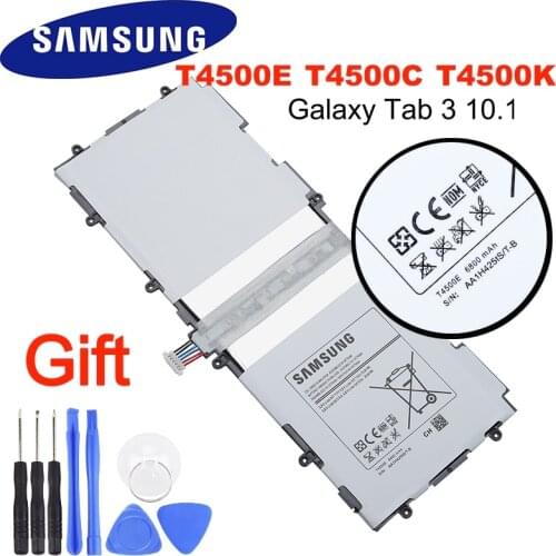 SAMSUNG Original Tablet T4500C T4500E T4500K battery 6800mAh For Samsung Galaxy Tab3 P5200 P5210 P5220 P5213 +Tools
