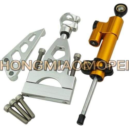 Free shipping ! Motorcycle CNC Steering Damper Stabilize Bracket Suport For HONDA CB400 VTEC 1 2 3 4