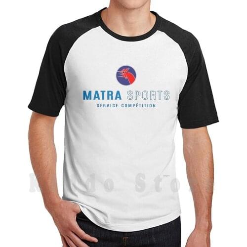 Matra Sports Service Competition Logo 1973 T Shirt Diy Big Size 100% Cotton Matra Sports Cars Matra Le Mans Le Mans Henri