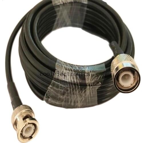 BNC Male Plug to TNC Male RF Coaxial Extension Jumper Cable RG58 50-3 Cable 50cm 1m 2m 3m 5m 10m 15m 20m 30m