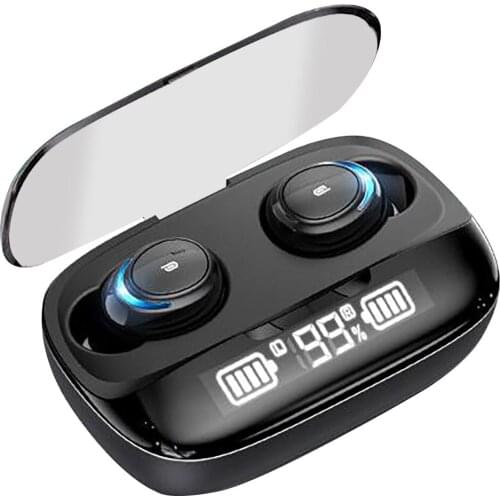 M8 TWS Bluetooth 5.1 Earphones Charging Box LED Wireless Headphone 9D Stereo Sports Waterproof Earbuds Headsets