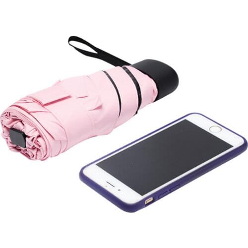 Rain Small Women Fashion Folding Gift Umbrella Men Mini Pocket Parasol Girls Anti-UV Waterproof Portable Travel Umbrellas