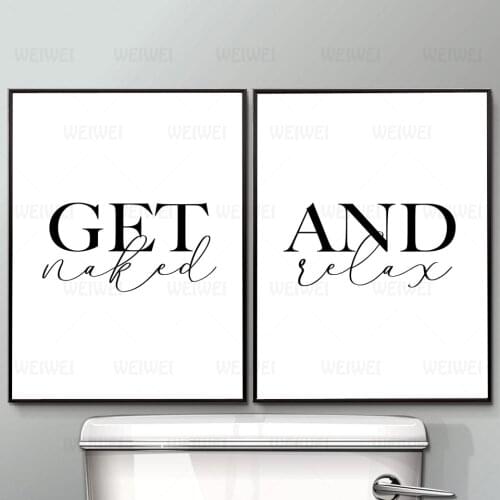 Nordic Bathroom Accessories Posters Prints Get Quotes Canvas Painting Wall Art Pictures Modern Family Home Decoration