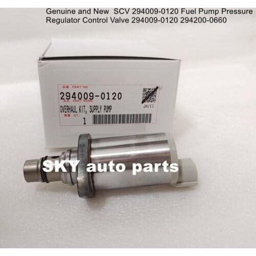 Genuine and New SCV 294009-0120 Fuel Pump Pressure Regulator Control Valve 294009-0120 294200-0660