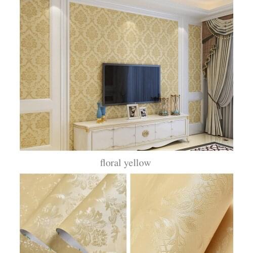 PVC peel and stick wallpaper rose embossed 3D floral vinyl stickers home decoration wall improvement kids study living bed room
