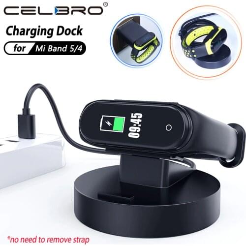 Strap Charger for Xiaomi Mi Band 4 5 Charger Charging Cable For Mi Band5 NFC band4 M5 Charger Fast Charge Dock Bracelet Cargador