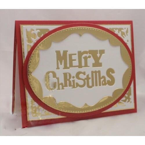 A Very Merry Christmas Tree Word Metal Cutting Dies Stencils DIY Scrapbooking Album New Paper Cards Craft Decor Embossing