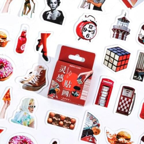 45 pcs/set Modern Inspiration Paper Stickers Scrapbooking Diy Bullet Journal Diary Stationery Sticker Cute School Office Supply