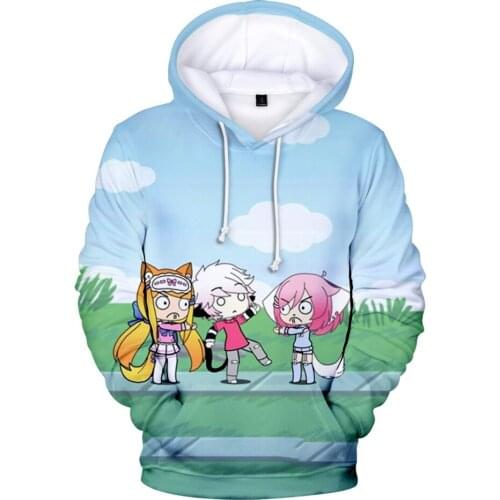 2021 Gacha Life 3D Printing Hoodies Men/Women Sweatshirt Pullover Streetwear Dropshipping Casual Autumn Winter Unisex Clothing