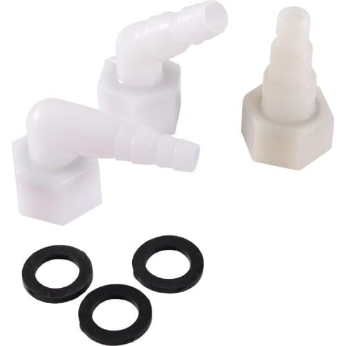 1/2" points inner wire 10mm Water Connectors Aquarium Connector Drain Pipe Fittings Fittings for water pipe connections 3 Pcs