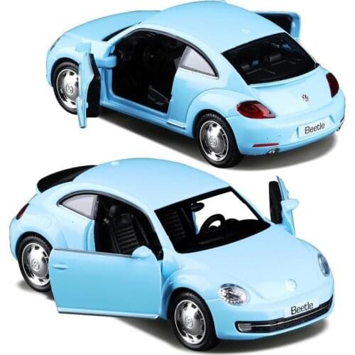 1:36 high imitation alloy model car,new Beetle pull back metal car toy,2 open door static model, free shipping